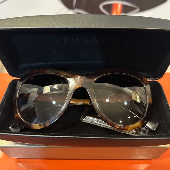Versace Havanna Brown Cat-eye Sunglasses main image 11